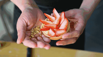 有哪些诱人的美食gif动图?