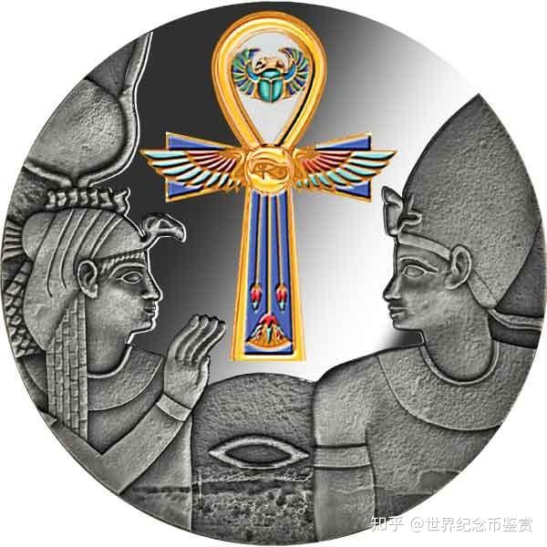 喀麦隆2020年埃及十字架1盎司精铸银币欣赏