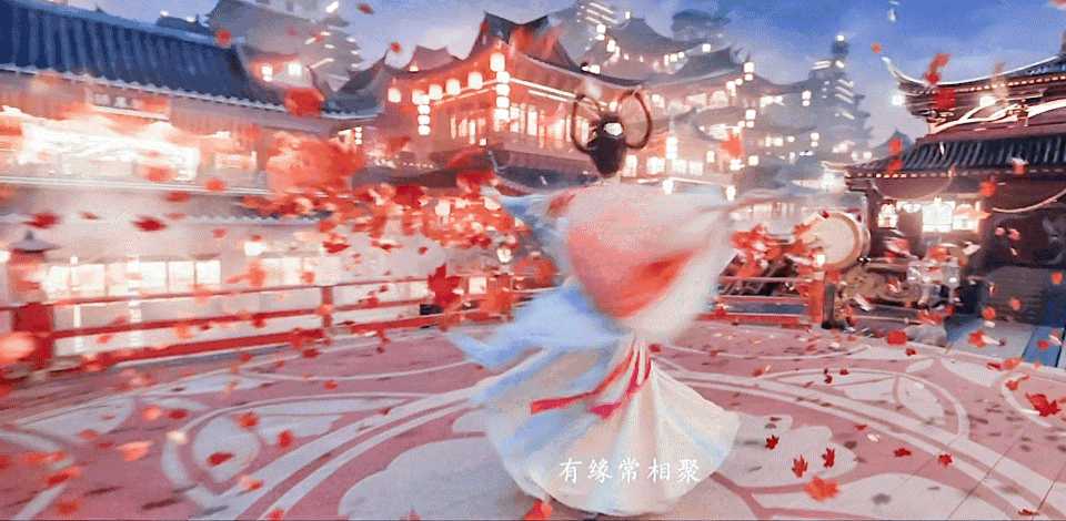 宋茜古装一舞惊艳红叶最多情一曲寄相思都是最美的大唐舞姬