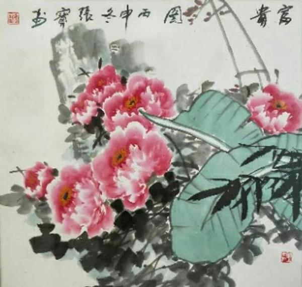 书画艺术名家张宝作品鉴赏