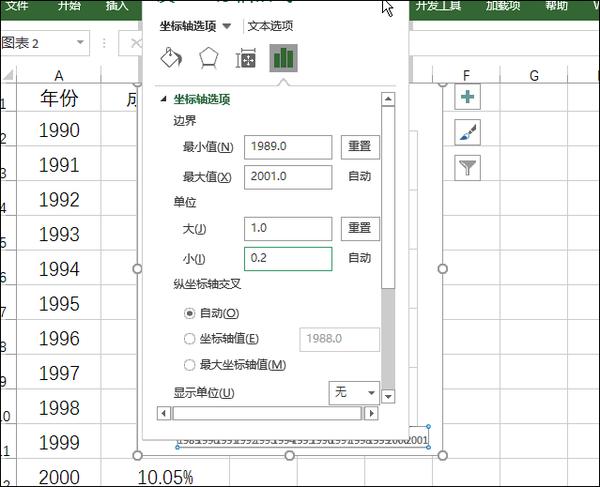 勾选误差线 > 删除横向的 > 设置-误差线:负误差 > 误差量-自定义