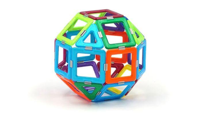 史上最牛磁力片拼图大全,从教程球开始,一起来探索阿基米德多面体吧!