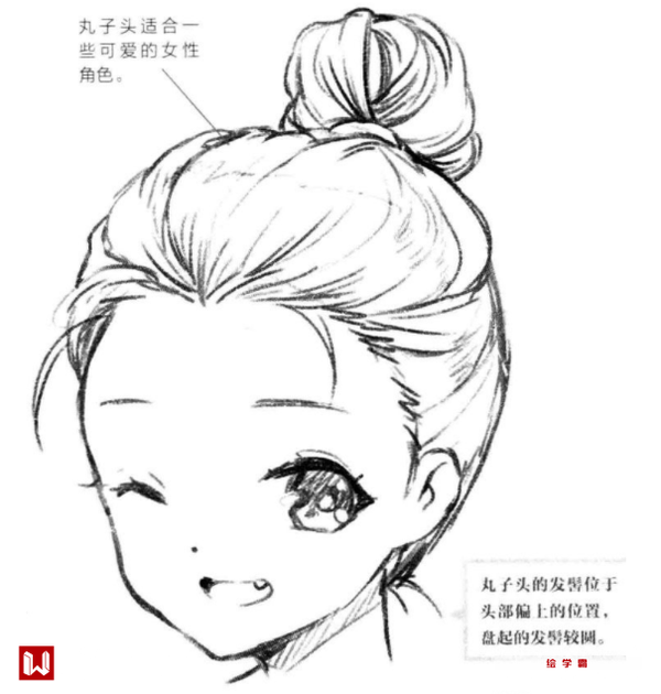 女生扎发的发型有哪些动漫女生发型大全