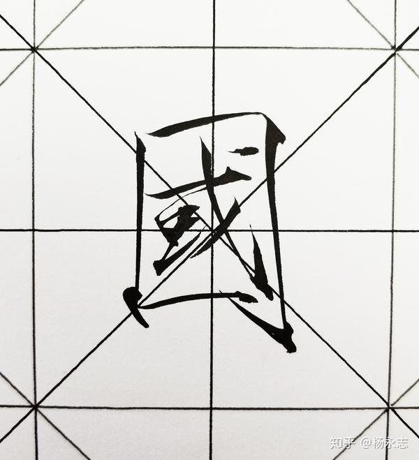 瘦金体基础偏旁之国字框