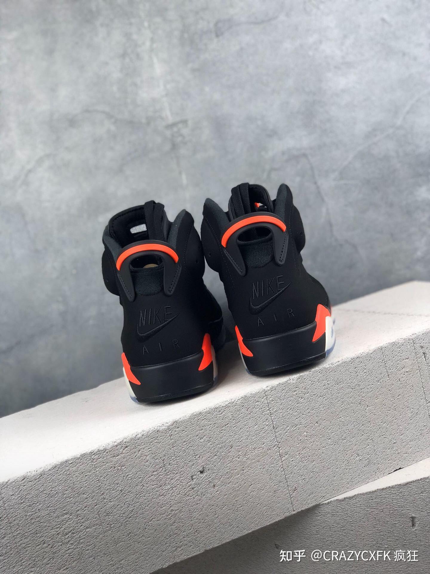乔丹aj六代黑红外线blackinfraredairjordan6retro篮球鞋