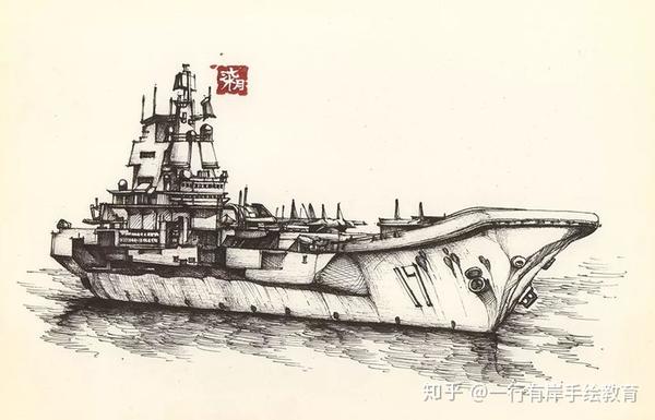 酷燃扬我国威手绘海军70周年阅兵战舰中国海军今非昔比