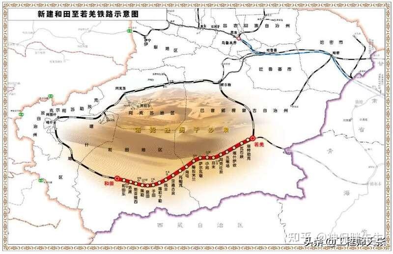新疆建成世界第1条环沙漠铁路网南疆5县通火车重要性不止于此