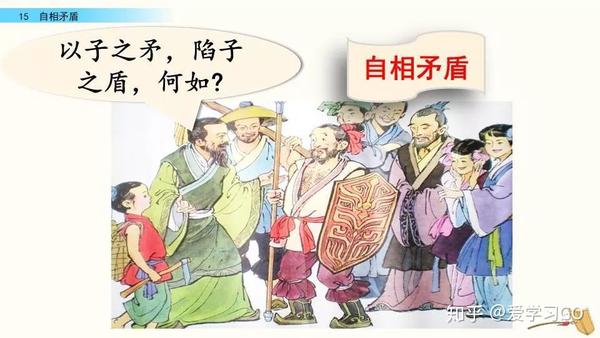 部编版五年级下册第15课《自相矛盾》知识要点 图文讲解