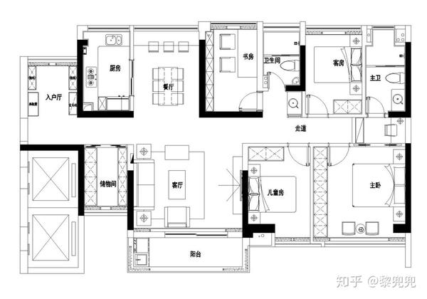 135㎡日式四居室,文艺又禅意的住宅