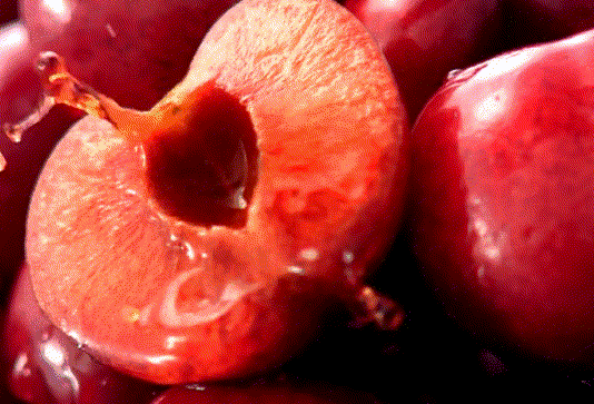 这些好吃的水果,皮肤还能透,嫩,白