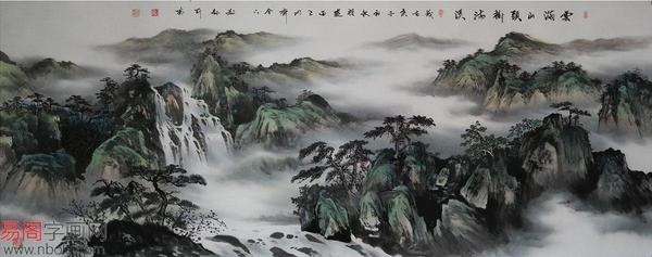 山水画|山水之雅,名家字画气质别开生面