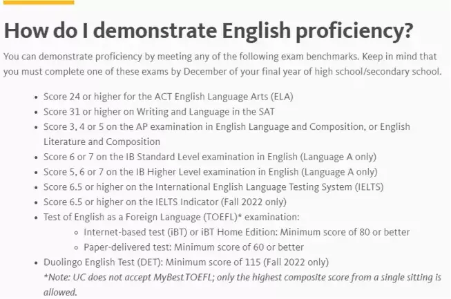 九英里留学干货202122申请季美国大学语言成绩要求汇总仅有8所大学不