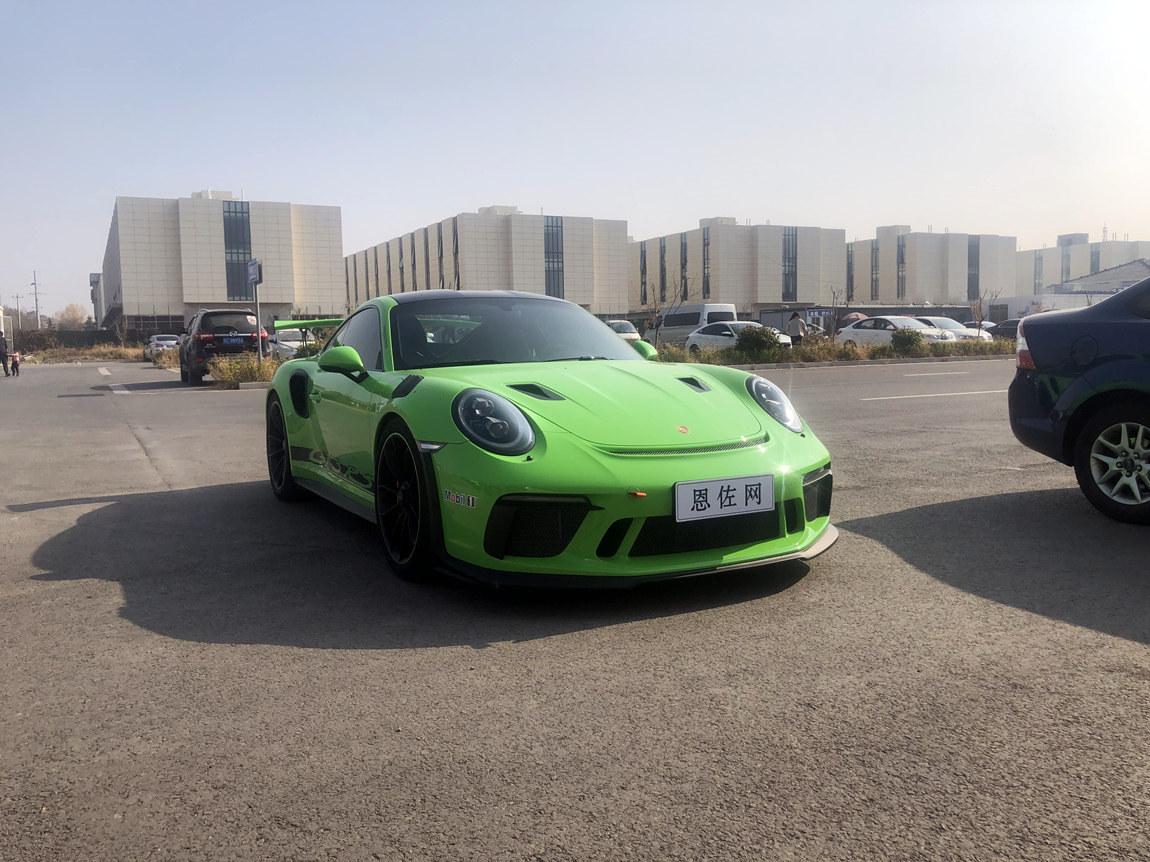 为赛道而生 保时捷 911 gt3 rs 蜥蜴绿 交付黄山客户