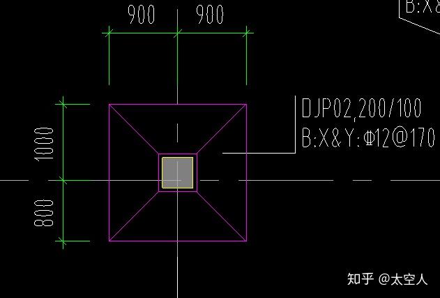 坡型独立基础