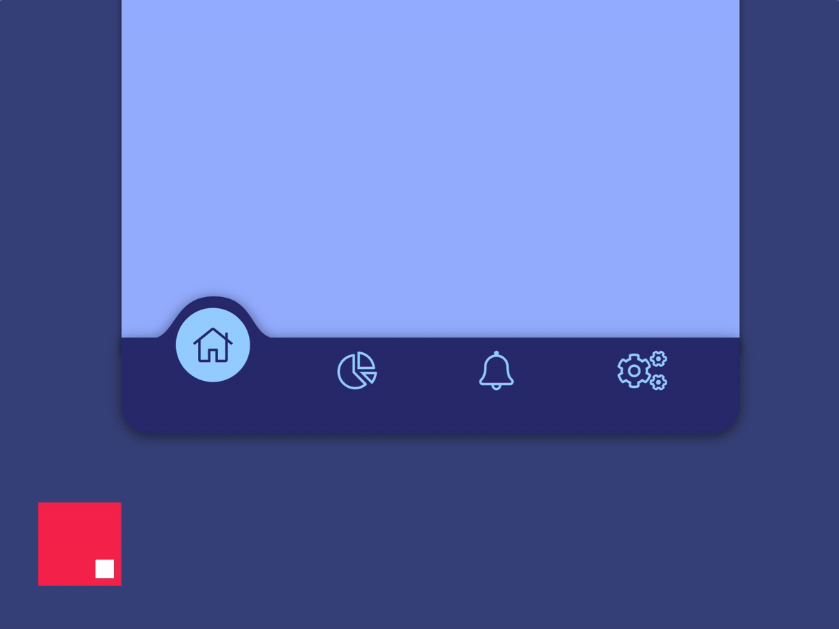 ui设计干货素材|动效导航,漂亮的悬停动效