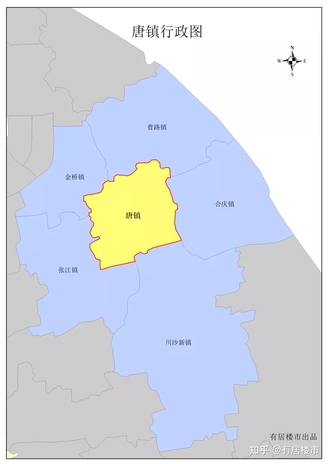 唐镇位于浦东外环边上,东临合庆,西挨张江,南面紧挨张江和川沙,北接