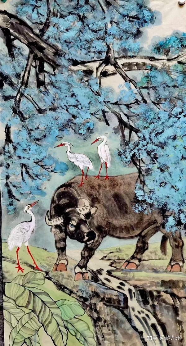 今言画牛一人,画家金石(石金库)作品欣赏!