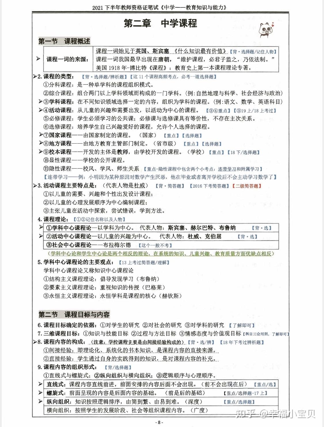 一份宝藏笔记给你,背起来吧7515中学教育知识与能力相对于任何一