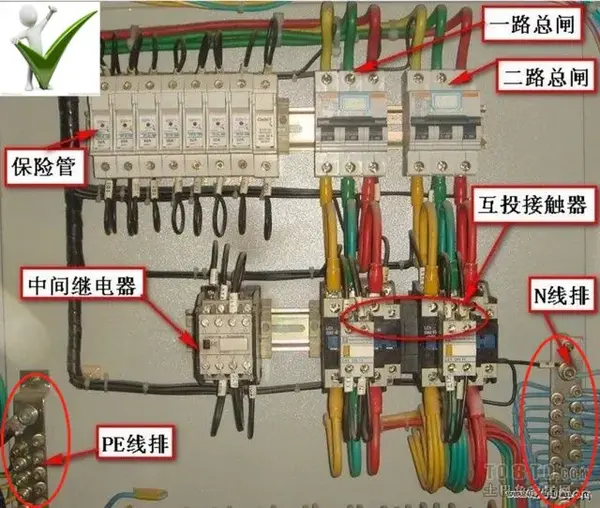 7,检查你的配电箱内零线和接地线,有没有连接到专门的接线柱或接线