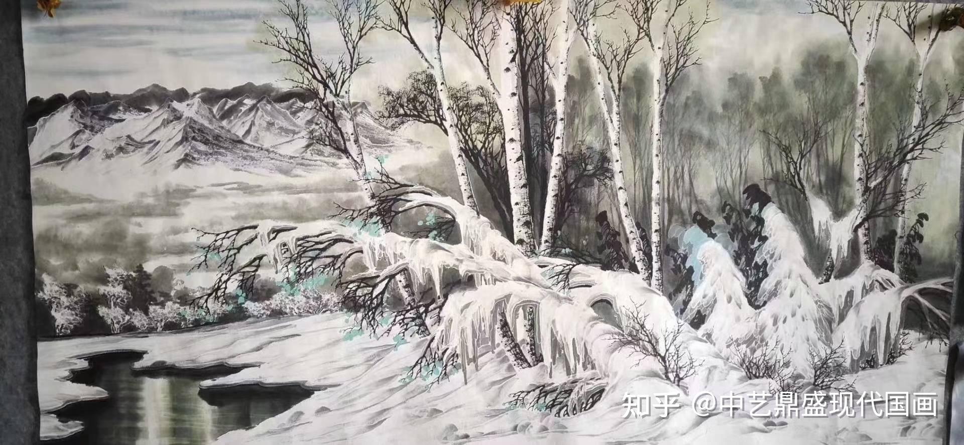 冰雪画派是二十世纪八十年代由冰雪山水画创始人于志学先生创建的