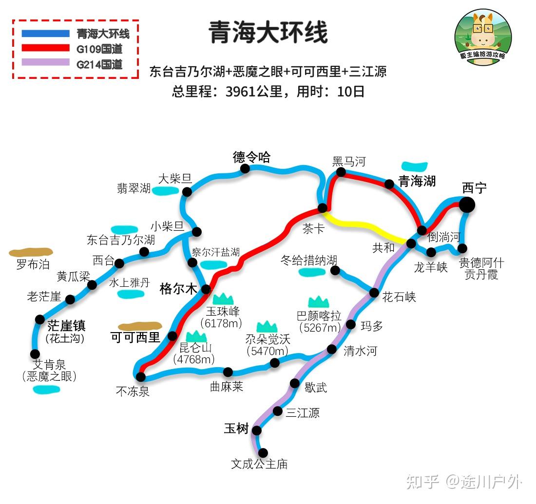 2021年暑期适合自驾的5个热门旅游目的地各地最出名线路地图