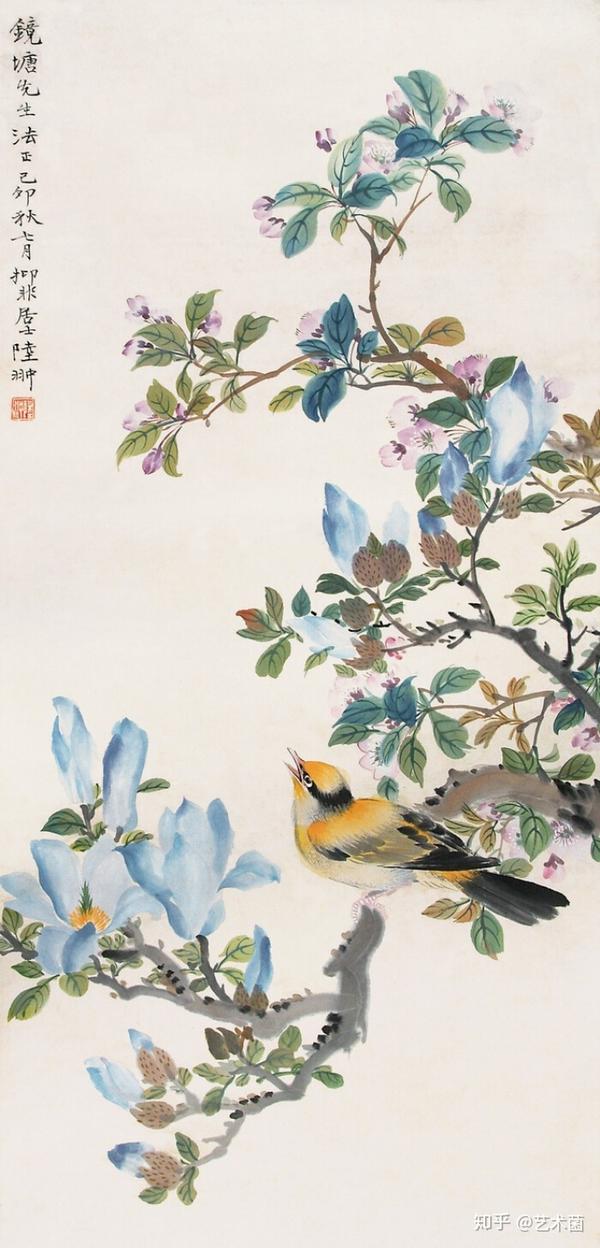 花鸟画大师陆抑非:兼工带写和没骨法开宗立派第一人