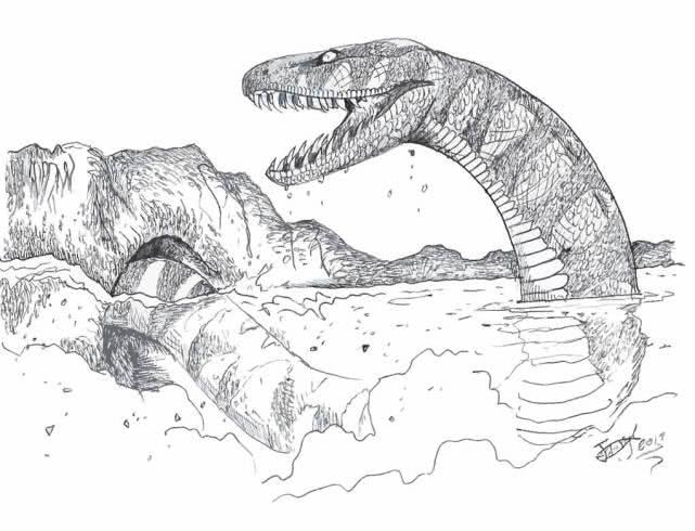 连巨型肉食恐龙都吃?盘点地球上已灭绝的最大最恐怖史前巨蛇!