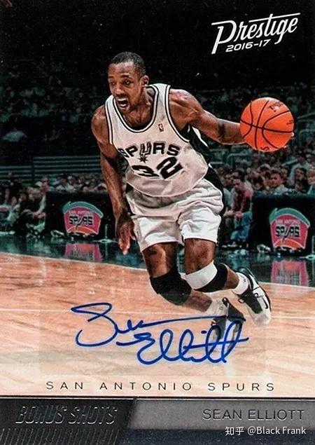 2016-17 prestige bonus shots signatures #67 sean elliott