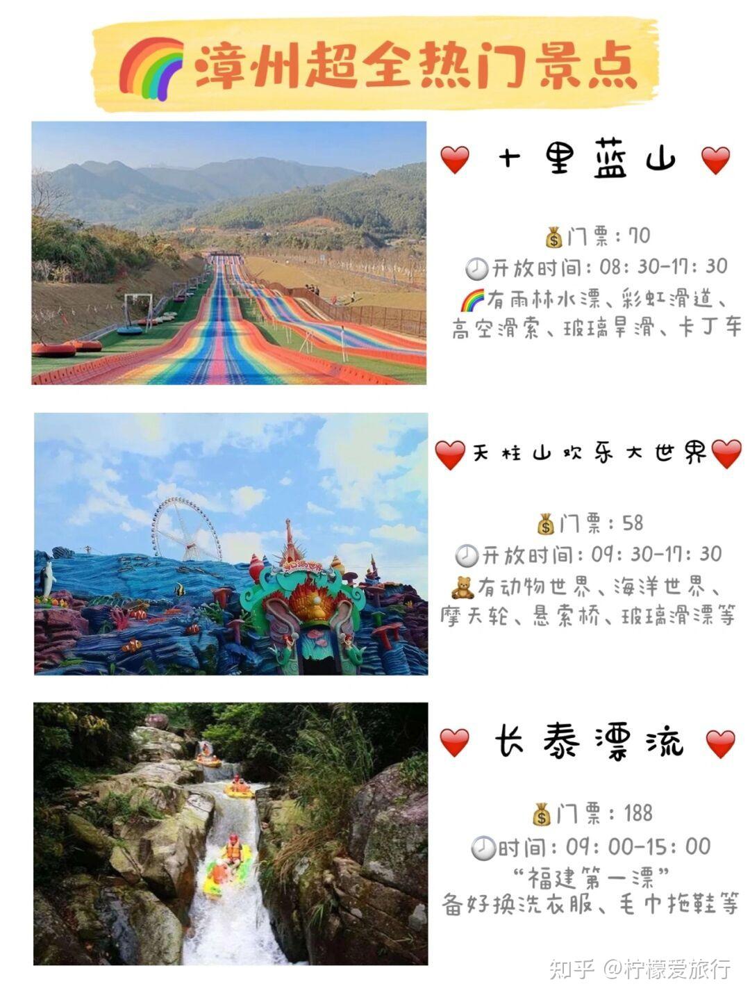 漳州超全旅游景点推荐