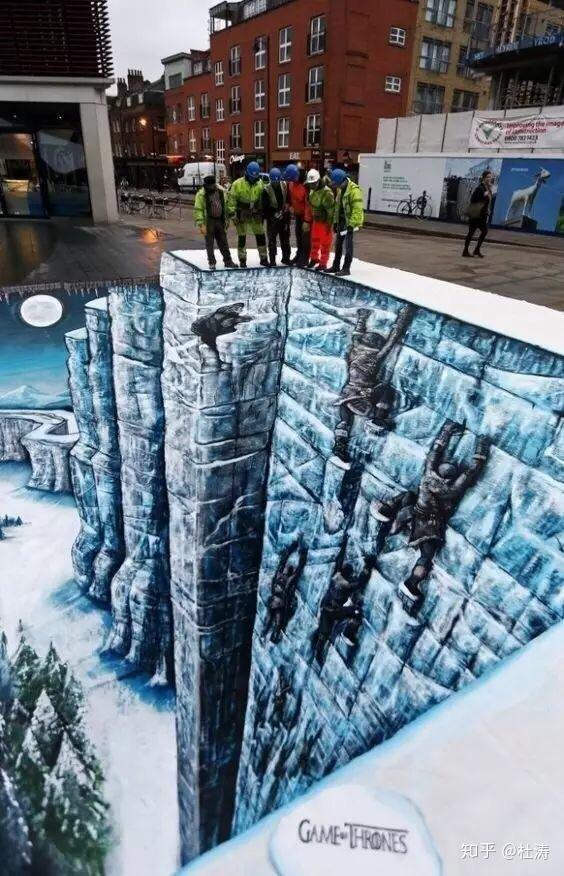 国外街头立体画6精湛的绘画震撼你的视觉