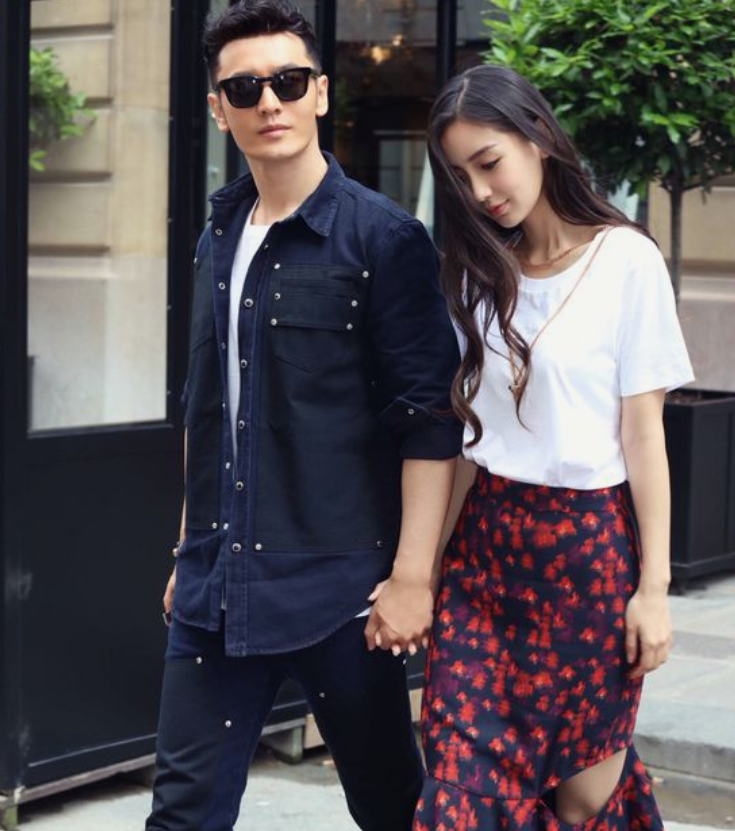 黄晓明angelababy 的亲密合影, 你看好他们吗