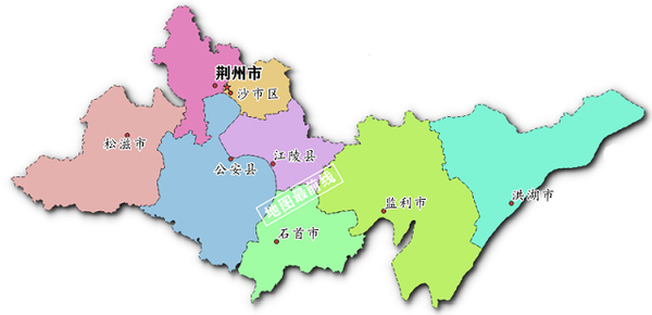 △ 荆州市2020年行政区划