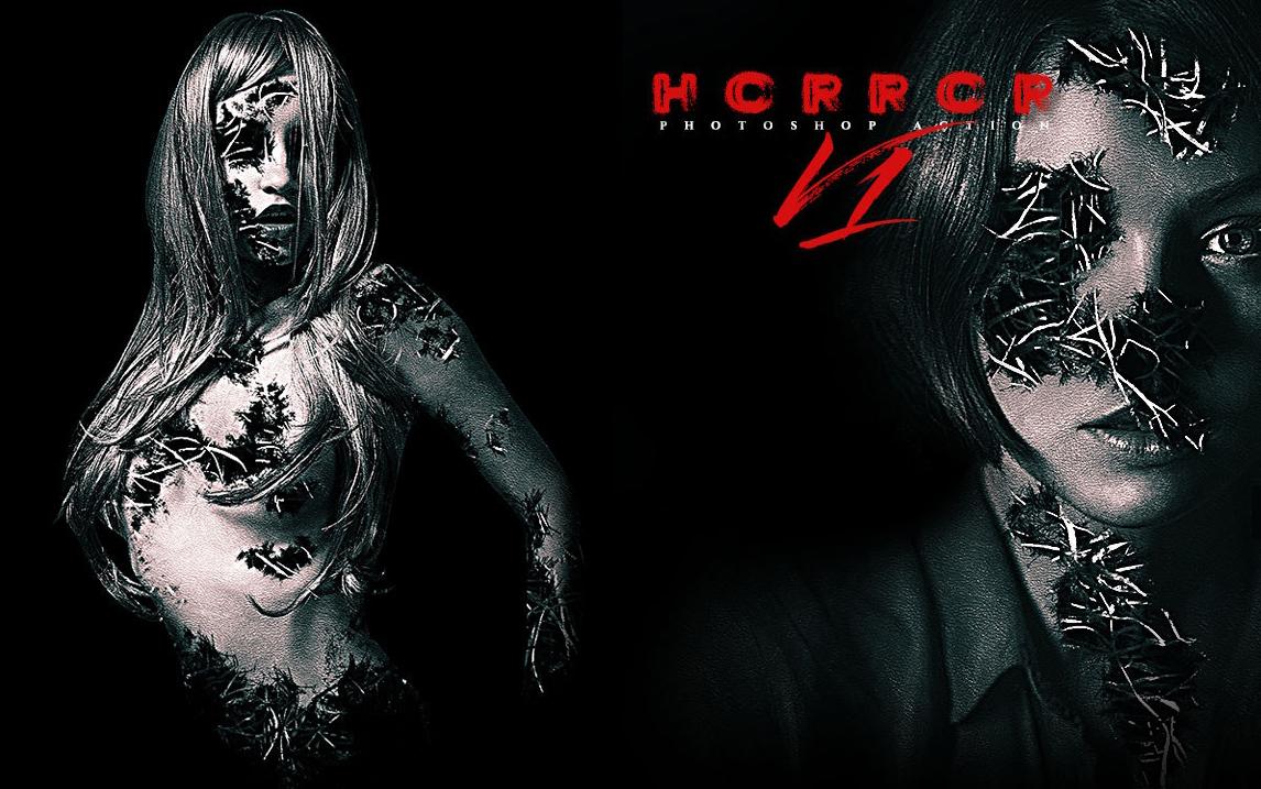 制作恐怖电影僵尸人物腐蚀效果ps动作教程