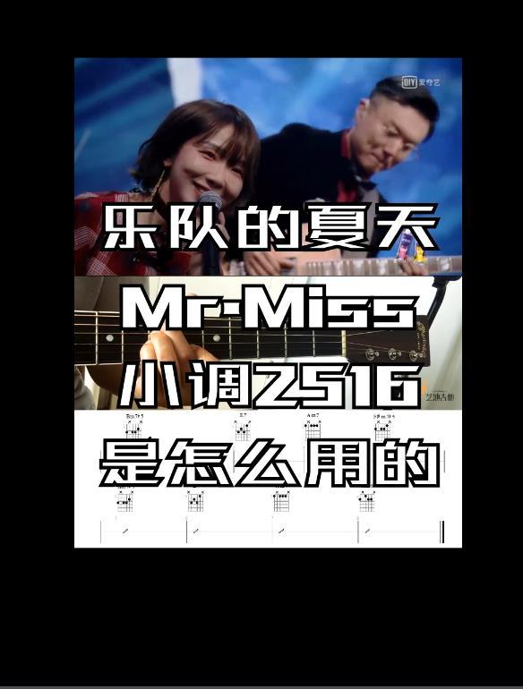 乐队的夏天mr.miss小调2516是怎么用的?