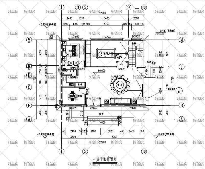 140平方米房子设计图