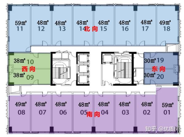 公寓楼层平面图