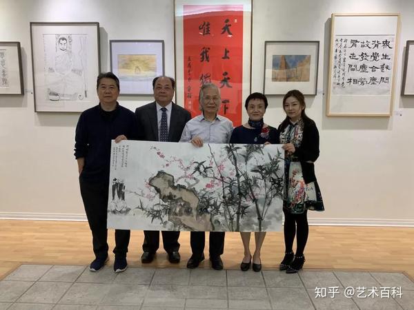 上海觉群书画院天竺写生巡回展温哥华站顺利开幕