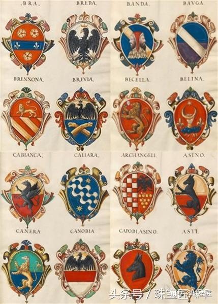 家族徽章是中世纪人民生活最常见的首饰.