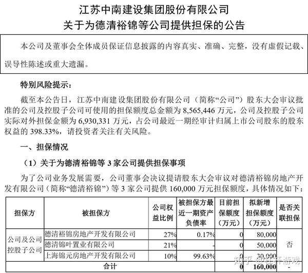 江苏中南建设集团股份有限公司借款1.1亿，大股东持股1.1亿
