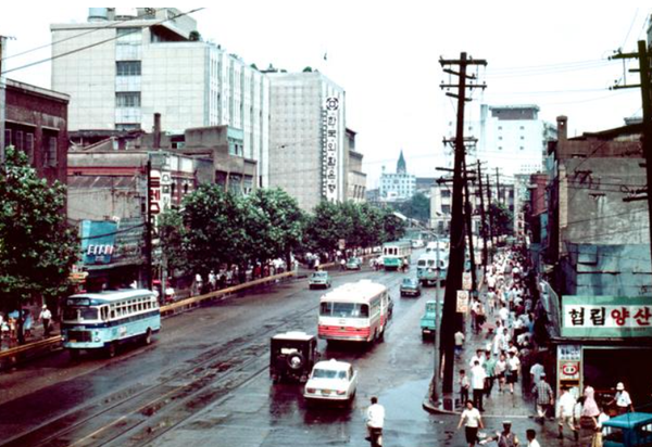 70年代的韩国街头