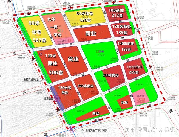 新规划把板泉路,海阳路连通杨高南路,加强了杨思板块的交流,未来杨思