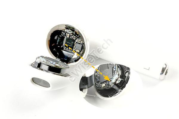 e拆解带有无线充电的新一代airpods