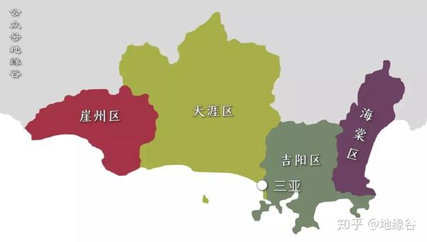 三亚行政区划