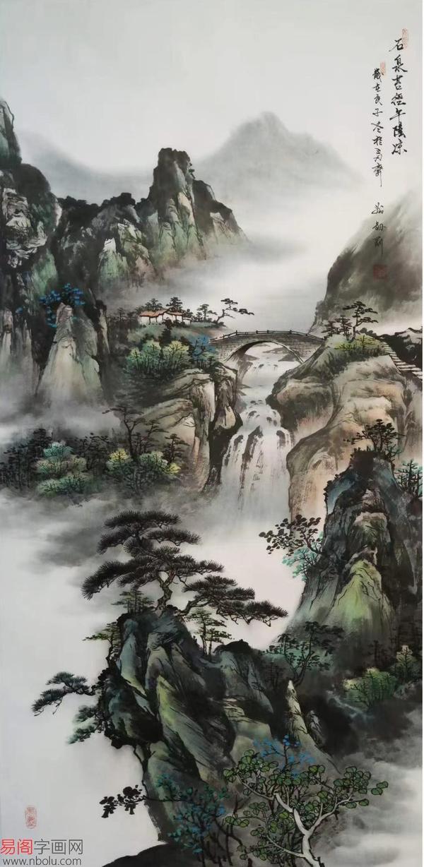 中国著名山水画创作者 刘剑刚作品欣赏