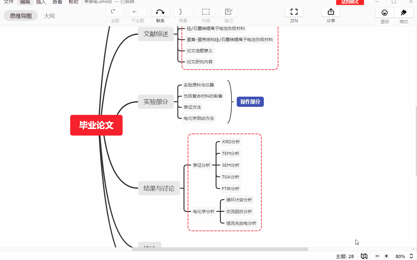 3分钟学会xmind构建思维导图