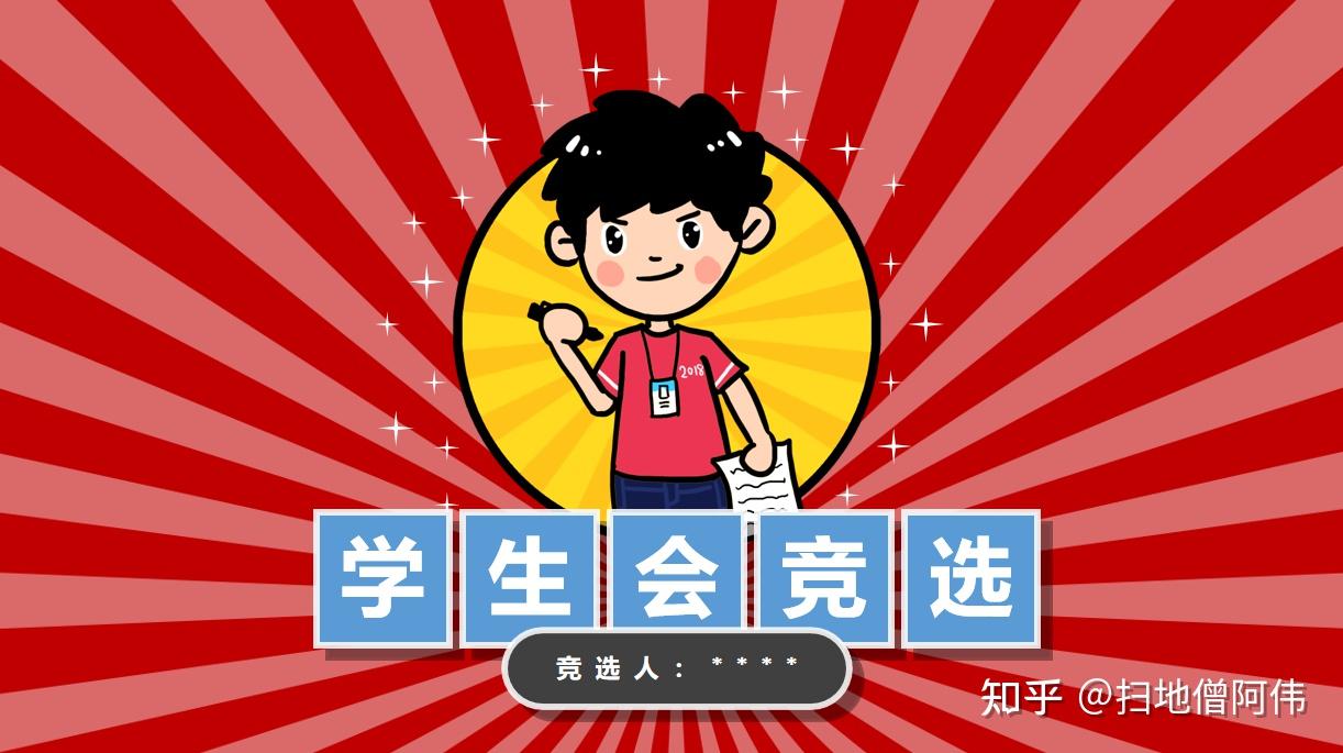 竞聘学生会干部演讲ppt制作?