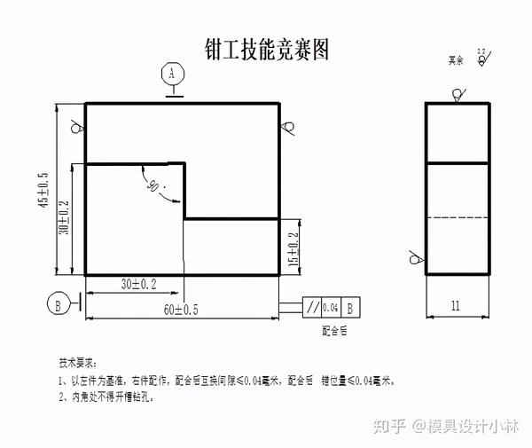 钳工实操试题 - 知乎