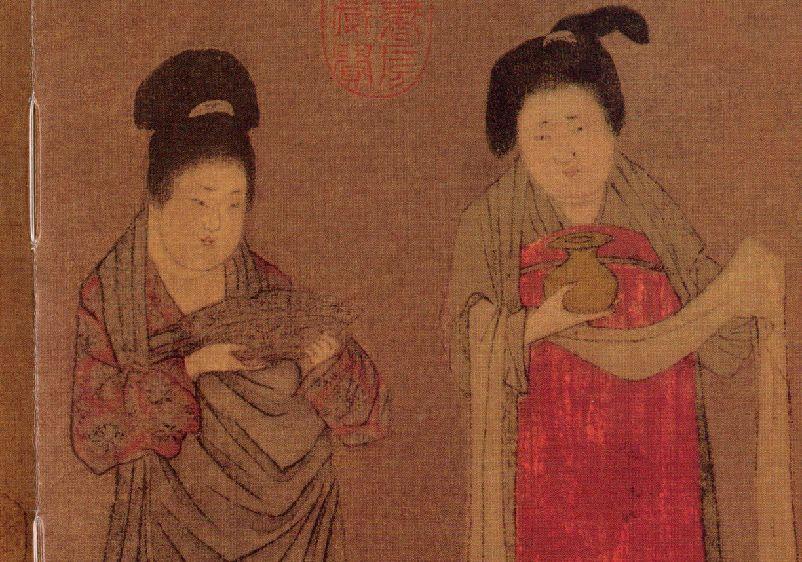 周昉挥扇仕女图