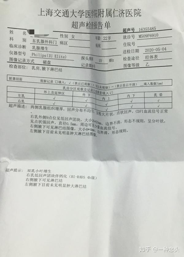 乳腺b超4b虚惊一场