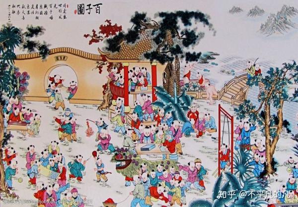 (百子图)